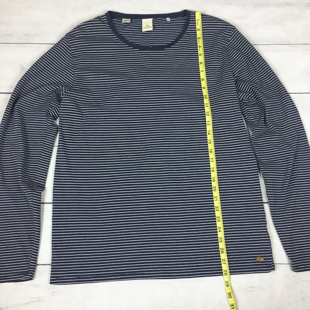 Scotch & Soda Men’s Striped Long Sleeve Top - Picture 5 of 6